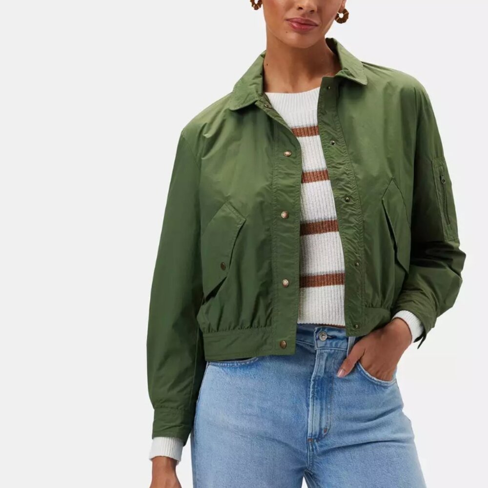 Save the Duck Mila Jacket - Dusty Olive NWT Sz S
